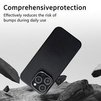 Coque de téléphone portable magnétique antichoc en fibre de carbone de luxe pour affaires, avec anneau, disponible pour logo personnalisé IMD, vente en gros