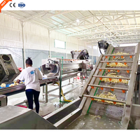 Professionele KAYA Automatische 380V RVS Bloemlijn voor de productie van appel-, cassave-, plantain- en bananenchips.