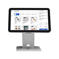 Nuevo Sistema POS Todo en Uno con Pantalla Táctil Capacitiva Doble de 15 Pulgadas, Máquina POS de Doble Pantalla Táctil