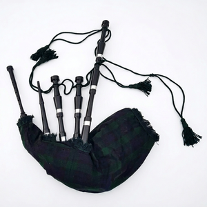 Gaita Escocesa de Práctica de Tamaño Completo en Madera de Palisandro y Sheesham, Acabado Natural Negro SK-SB-107 de Scottish Kilts - Product Image 1