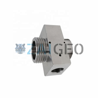 Pièces détachées pour jet d'eau H2O JET 100048-6 048198-1 Corps de vanne 60k Vanne marche/arrêt 1/4\" Entrée Machine de découpe à jet d'eau Remplacement de pièces
