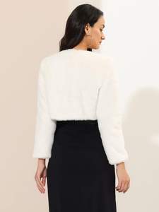 Allegra K - Bolero de Piel Sintética para Mujer, Estilo <span class=keywords><strong>Ballet</strong></span>, para Halloween, Noche, Formal, de Algodón y Seda - Product Image 5