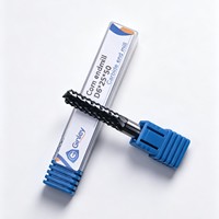 Fresa de carburo de tungsteno tipo maíz para router de madera, fresa de desbaste para paneles de fibra de carbono/epoxi y grabado