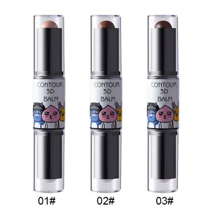 Kosmetik Concealer Wajah Kedua Kepala, Stik Kontur Pencerah Wajah