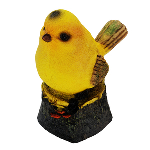 Figura de pájaro <span class=keywords><strong>amarillo</strong></span> de poliresina, gran oferta - Product Image 3