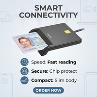 Lecteur-graveur de cartes à puce polyvalent de haute qualité IC ID EMV USB ISO 7816 avec SDK