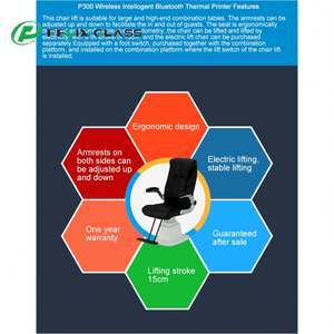 Silla Elevadora Eléctrica CP-310A 2025 de Fábrica, Silla Elevadora para Optometría y Oftalmología con Mesa Combinada para Instrumentos Ópticos - Product Image 3