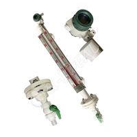 Jauge de niveau magnétique anti-corrosion en PP, PPH, UPVC, PVC, PTFE, acier inoxydable, indicateur de débit à clapet, instruments de mesure de niveau