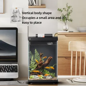 10L มินิมิจาขนาดเล็กสมาร์ทเดสก์ทอปแก้ว<span class=keywords><strong>ตู้</strong></span><span class=keywords><strong>ปลา</strong></span>ให้อาหารอัตโนมัติสำหรับ <span class=keywords><strong>Xiaomi</strong></span> สมาร์ท APP ควบคุม - Product Image 6