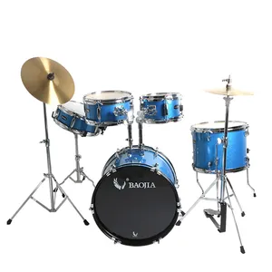 Alta qualidade e barato crianças jazz drum set 5 pcs tambores de percussão drum set atacado