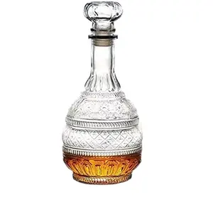 Whisky Wodka Bourbon Decanter Fles Glazen Sterke Drank Decanter Met Luchtdichte Stop