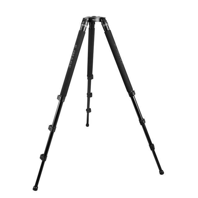 E-IMAGE 761AT Professional 75mm Four Sections Aluminum Tripod Legs