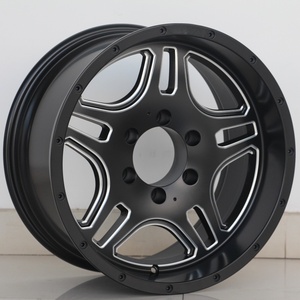 Jy 4*4 Tiefbett-Mehrspeichen-Design Auto-Aluminiumfelgen 17 18 20 Zoll Offroad-LKW-Leichtmetallräder - Product Image 6