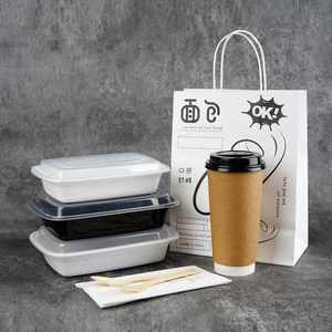 12/16/24/28/32/38/58oz Wholesale pp Plastic <b>Microwavable</b> Take Away TakeOut <b>Storage</b> Food Container Meal Prep Container Disposable - Product Image 2
