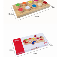 Programmateur de mémoire pour enfants, jeu de couleurs sensorielles, méthode Montessori, équipement d'entraînement sensoriel, couleurs