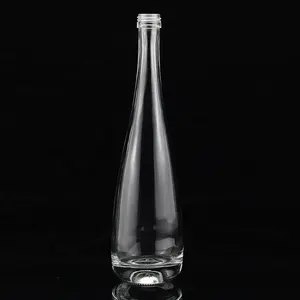 Elegant Japanese Sake Alcohol Bottle Glass Distinctive Liquor Bottle 500ml