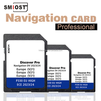 Tarjeta SD SMIOST para VW Mib2 32 GB Tiguan Navi SDHC V16 2018 Navi Karte Europa 2023 Navegación DV V21 64 GB
