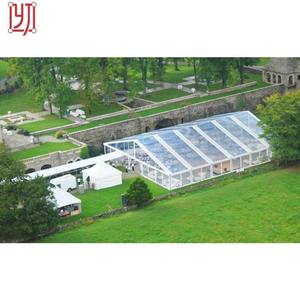 Tente de réception transparente en PVC avec structure en aluminium robuste, 15m x 20m, pour 150 personnes, idéale pour mariages, expositions et événements. - Product Image 2