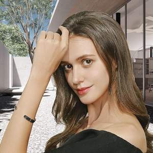 Brazalete Abierto de Acero Inoxidable Chapado en Oro Vintage en Oferta, Diseño de Sol, <span class=keywords><strong>Luna</strong></span> y Estrellas Grabado con Láser Personalizado, Moderno - Product Image 2