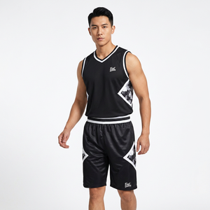 Conjunto de Camiseta de Baloncesto sin Mangas para Hombre First Choice, Cuello en V, Malla con Estampado de Camuflaje, Ropa Deportiva Transpirable, Servicio OEM - Product Image 1