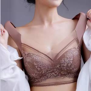 Soutiens-gorge sexy sans coutures pour femmes, <span class=keywords><strong>grande</strong></span> <span class=keywords><strong>taille</strong></span>, en dentelle, sans armatures, push-up, débardeur, sous-vêtements de sport, lingerie - Product Image 2