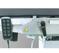Table d'opération électrique en acier inoxydable, type Trendelenburg, avec pont rénal inversé, certifiée CE