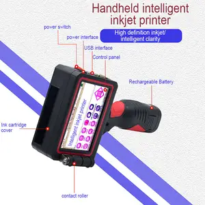 Hochwertiger tragbarer Verfalls datum Codierer Chargen nummer Handjet-Maschine Handheld-Tinten strahl drucker Zum Verkauf