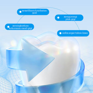 KORMESIC Dentifrice Blanchissant Certifié Bpom, Marque Privée, Vente en Gros, 100g, Inhibe la Plaque <span class=keywords><strong>Dentaire</strong></span>, Rafraîchit l'Haleine, Menthe - Product Image 3