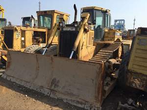 Topadora Caterpillar D6R con motor Cummins usada, componentes de motor y caja de cambios CAT D6R, D7G, D8R, D8T - Product Image 2