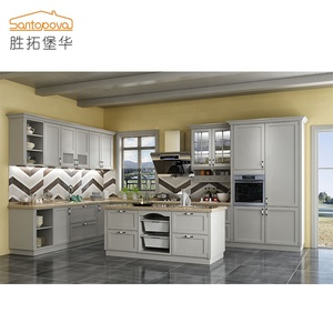 China Contemporánea de alto brillo de cocina de melamina, muebles de gabinetes de cocina de los precios armario de madera gabinetes de Base - Product Image 1
