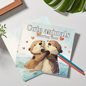 World Adorable Otters Coloring <strong>Book</strong> a Charming Filled with Love for All Ages <strong>Spark</strong> Creativity Paper Cute Coloring <strong>Book</strong> - Product Image 2