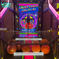 Machine d'arcade de tir au basket à monnayeur, prix d'usine, équipement sportif d'intérieur commercial avec garantie d'un an
