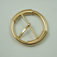 Boucle de ceinture décontractée personnalisable avec logo, 45 mm, vintage, minimaliste, carrée, avec anneau en O, design rétro, en alliage de zinc, fermoir à ardillon