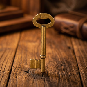 Clé de porte en laiton résidentielle, clé de maison sur le marché européen - Product Image 3