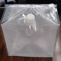 Sacs transparents personnalisés en NY/PET/PE de 3L, 5L, 25L pour contenants internes, sacs Bag-in-Box avec valve pour l'emballage de liquides
