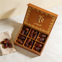 Boîte de dattes personnalisée de luxe, cadeau islamique exquis, Arabie, Ramadan, chocolats, emballage promotionnel OEM, prix bas