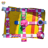 Parc aquatique gonflable durable pour les sports nautiques de parc, amusement estival, jouets aquatiques flottants sur mesure, matériau PVC