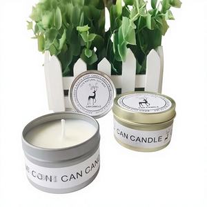Velas Aromáticas de Cera de Soja en Lata Dorada, Múltiples Aromas, Sin Humo, Sin Plomo, con Mechas de Algodón, en Envase Metálico de Lujo, Velas de Regalo al por Mayor - Product Image 1