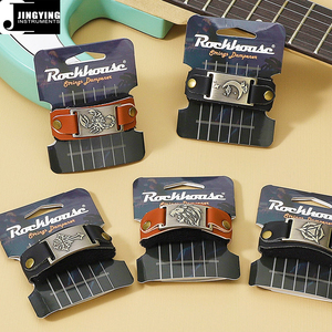 Jingying 2026 Venta al por mayor de fábrica: Amortiguador de cuerdas de guitarra profesional de alta gama personalizado, accesorios y piezas para correas de silenciación. - Product Image 6