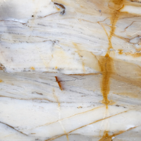 Grande dalle de marbre naturel poli Giallo Siena pour plan de travail de cuisine, meuble-lavabo de salle de bain, revêtement mural, carrelage de sol