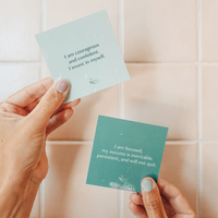 Impression en gros de cartes d'affirmation inspirantes avec message d'amour-propre quotidien, mots cool, deck personnalisé, citations inspirantes
