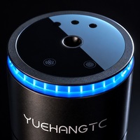 Diffuseur d'arômes pour voiture, humidificateur, projection étoilée, nano-atomisation, verre, alliage d'aluminium, décoration de la console centrale du véhicule