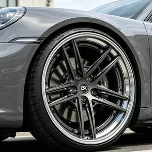 Jantes Bku Custom 3 pièces forgées 5x130 pour <span class=keywords><strong>Porsche</strong></span> 911 992 <span class=keywords><strong>Turbo</strong></span> 991 997 Carrera <span class=keywords><strong>S</strong></span> 718 <span class=keywords><strong>Taycan</strong></span> 19 20 21 pouces, jantes en alliage profond - Product Image 1