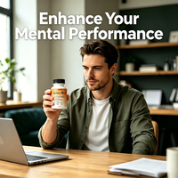 Capsules de zinc, vitamines B12 et B5, non-OGM, véganes, 60 unités, complément alimentaire