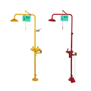 <span class=keywords><strong>Lavaojos</strong></span> y Ducha Combinados de Acero Inoxidable de Alta Seguridad, con Equilibrio de Presión, de Pie, Contemporáneos, para Uso en Hospitales y Escuelas, Resistentes a Químicos - Product Image 1