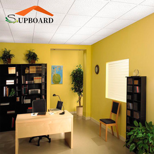Tablero de techo de fibra mineral acústica Rh90 suspendido de <span class=keywords><strong>aislamiento</strong></span> térmico eficiente para techo - Product Image 2