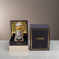 Boîte cadeau de luxe en carton rigide doré pour parfum et blush avec tiroir coulissant, recyclable, logo et gaufrage personnalisés