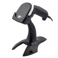 Escáner de código de barras 2D/1D multifunción de alta precisión DS5210B, lector de mano con cable USB listo para supermercado, stock para venta al por mayor