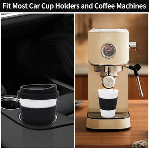 Пустая керамическая кружка с силиконовой крышкой - Product Image 4