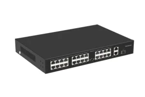 27 Port Gigabit Uplink 24 Port 100M PoE Switch 24CH POE Switch